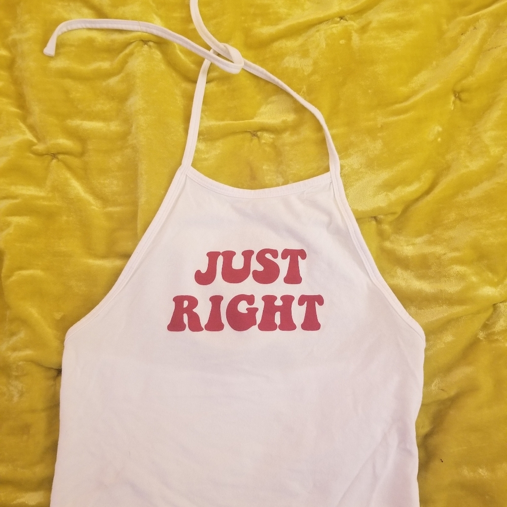 White halter top💰